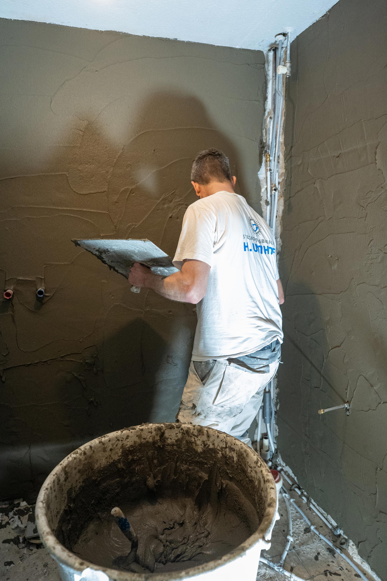 Stuken badkamer